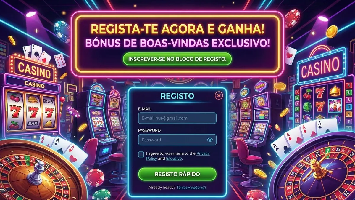 Registo com bónus